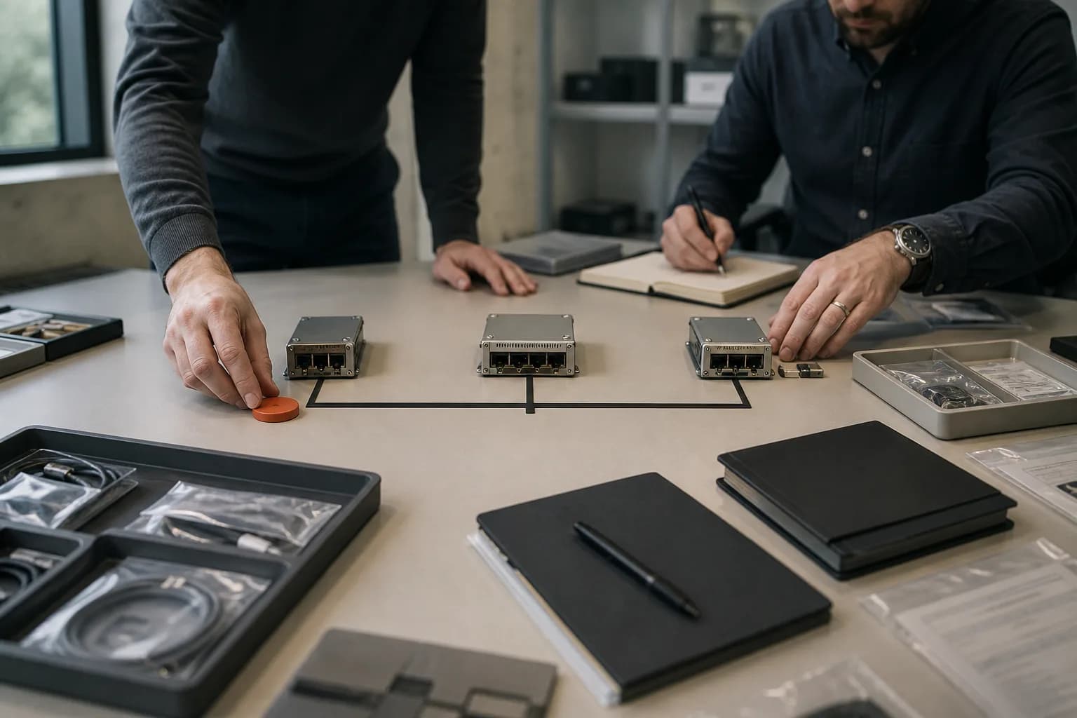 Analistas isolam três módulos genéricos e organizam materiais de correção e preservação
