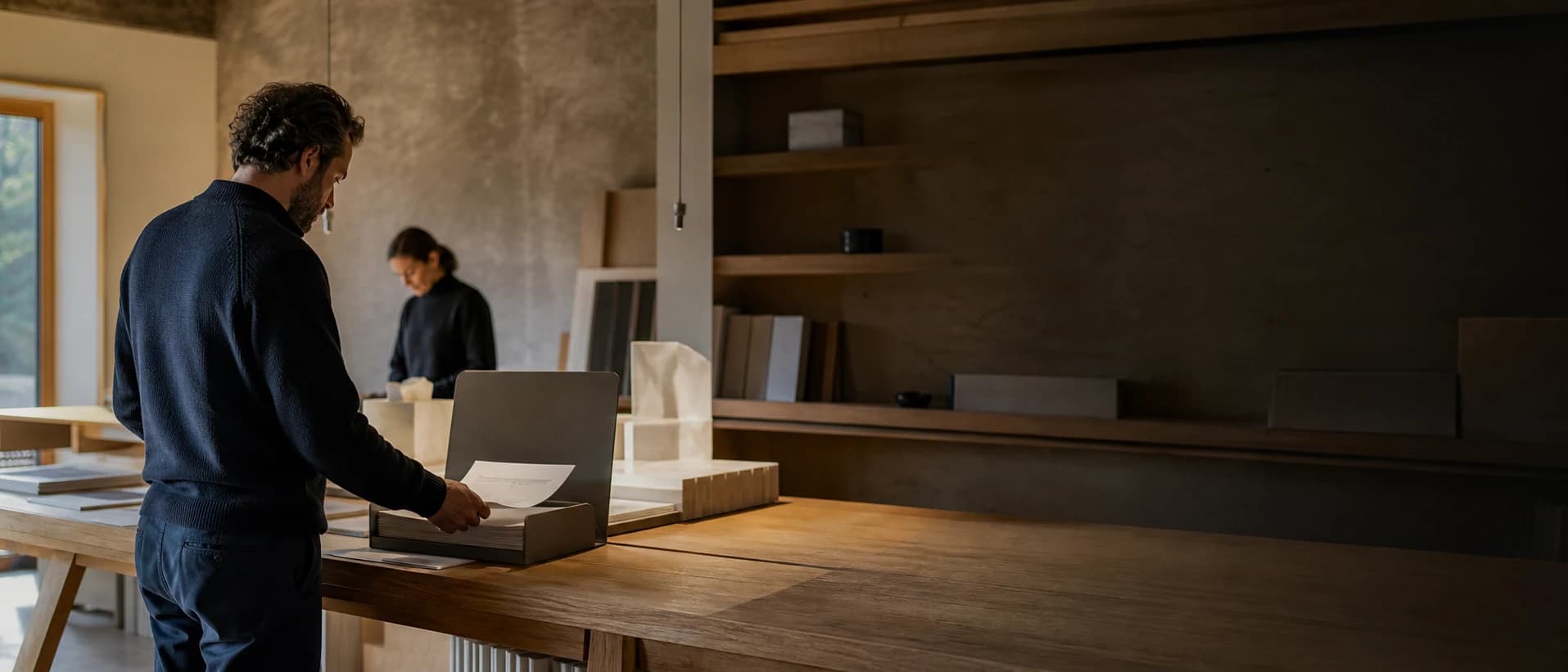 Project lead places a reviewed deliverable into a controlled handoff flow.