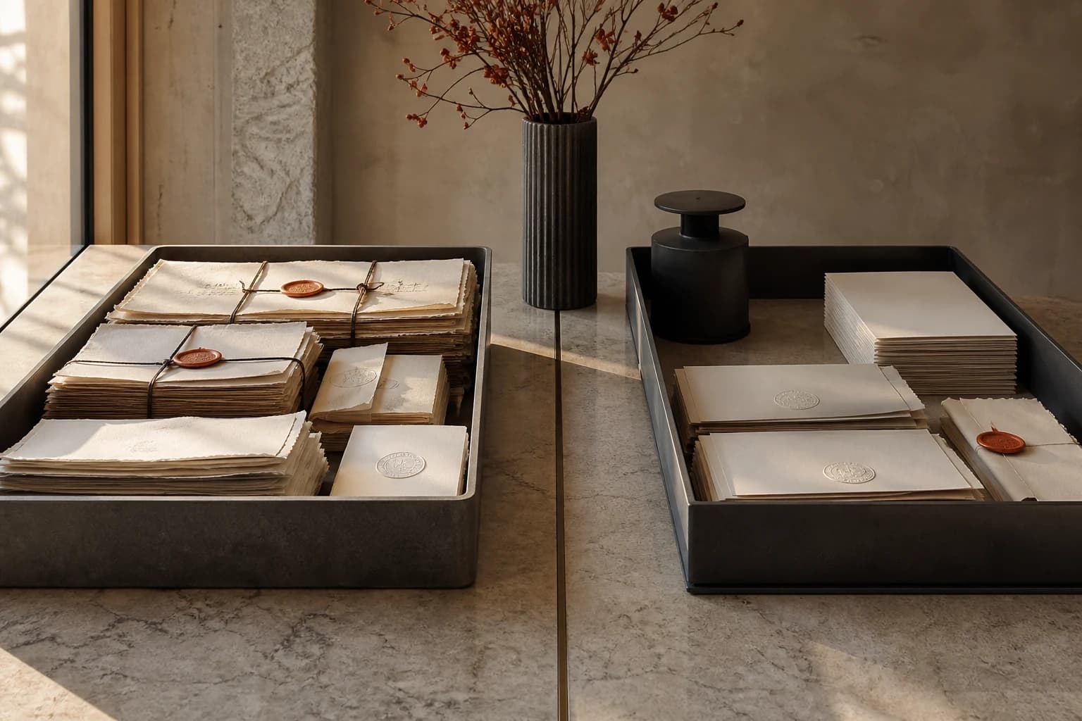 Two physical archives separated by an application boundary retain provenance evidence