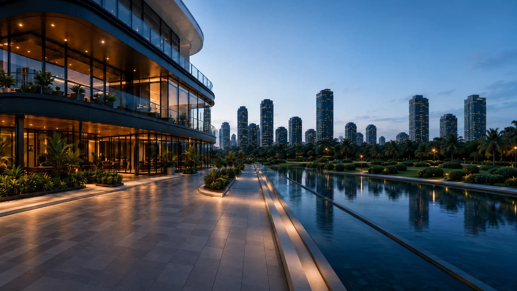 City view used in Joana's original real-estate showroom.