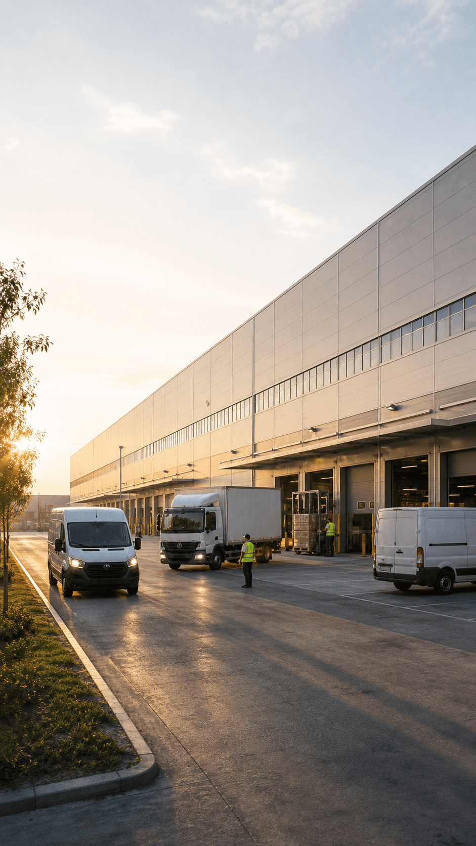 Illustrative photograph: Logistics and transport